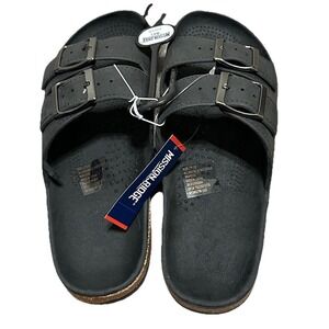 Men's Cork Stox Black Sandals Large 11/12